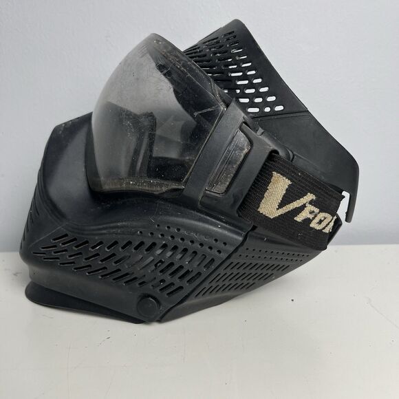 V-Force Grill 2.0 Paintball Mask - Black - Clear Visor - Adjustable Sizing - Picture 8 of 8